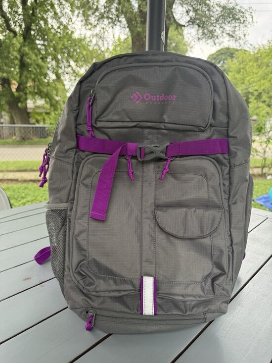 Outdoor Products Handbags - Outdoor Products Traverse Backpack Gray Unisex Book Bag Travel Hiking School
